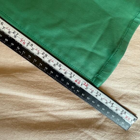 Edikted Flared Bell Bottom Pants Sz S Green Preppy Dopamine Groovy Flare 60s 70s - Picture 9 of 10